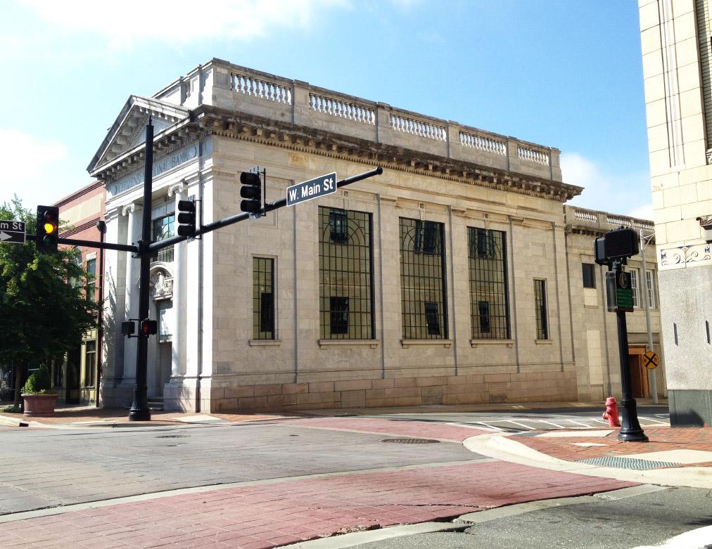 Office building at 105 S. Mangum St in downtown Durham